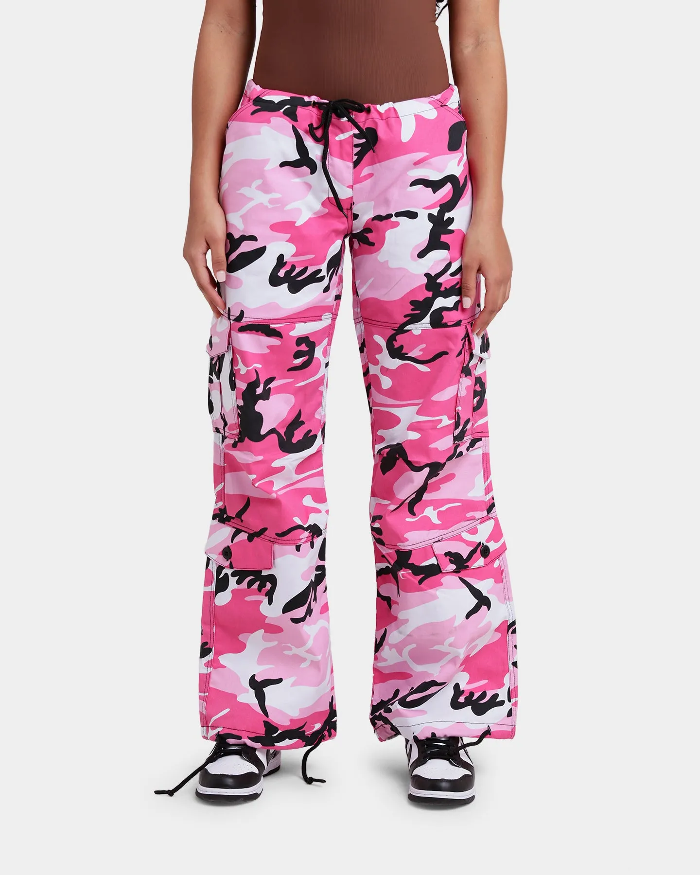 Rothco Women's Paratrooper Fatigue Pants Pink Camo