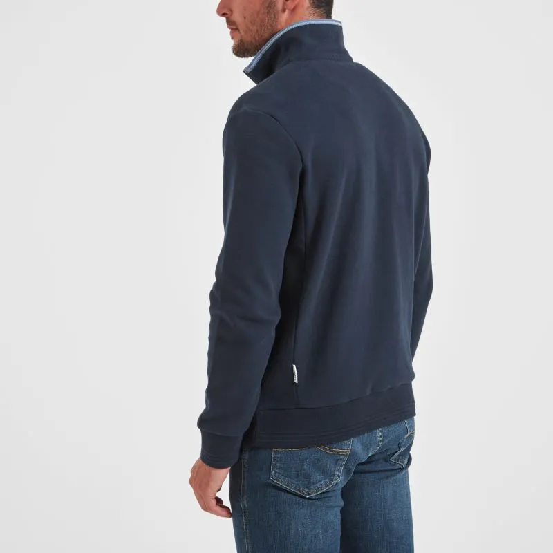 Schoffel Falmouth 1/4 Zip Mens Leisure Sweatshirt - Navy