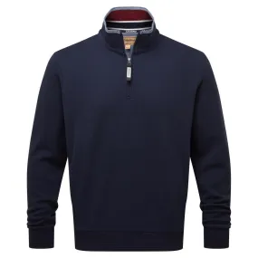 Schoffel Falmouth 1/4 Zip Mens Leisure Sweatshirt - Navy