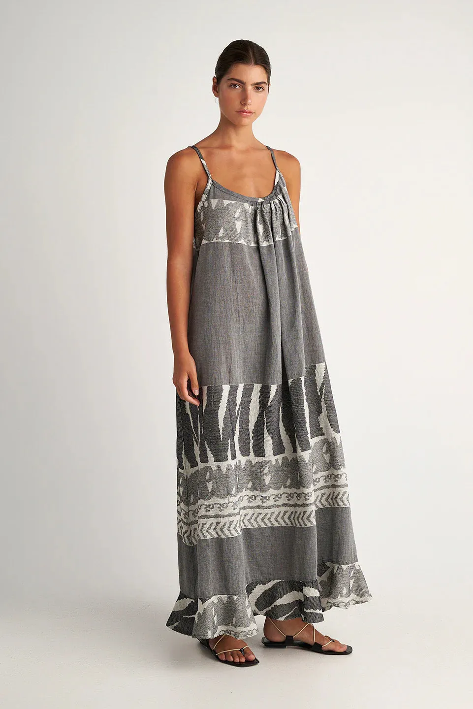 Scorpios Maxi Dress in Black