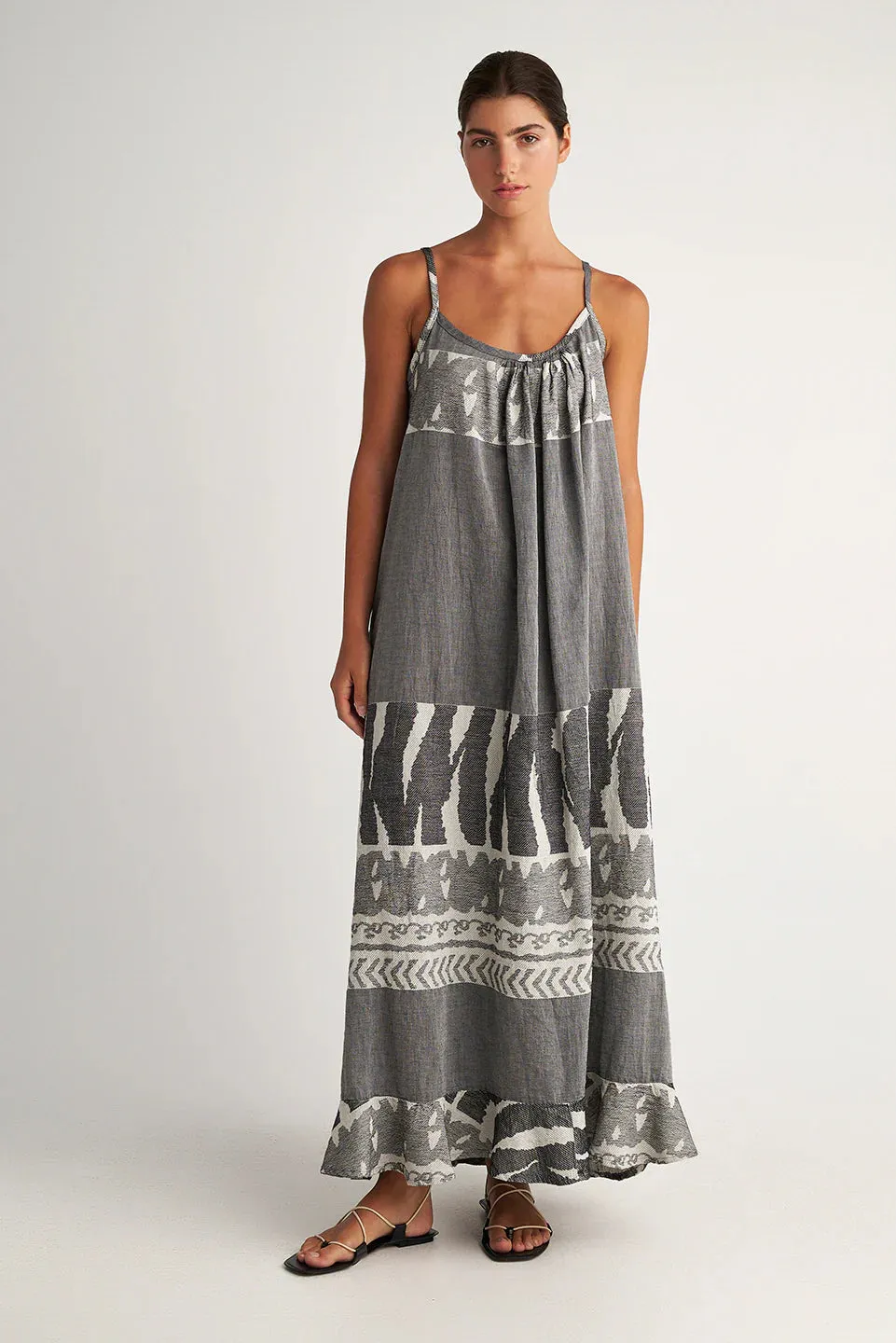 Scorpios Maxi Dress in Black