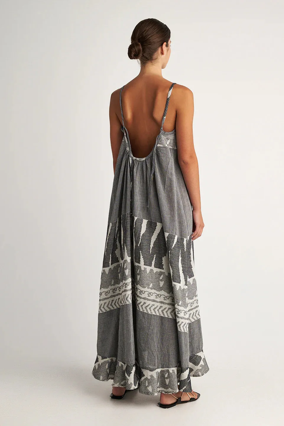 Scorpios Maxi Dress in Black