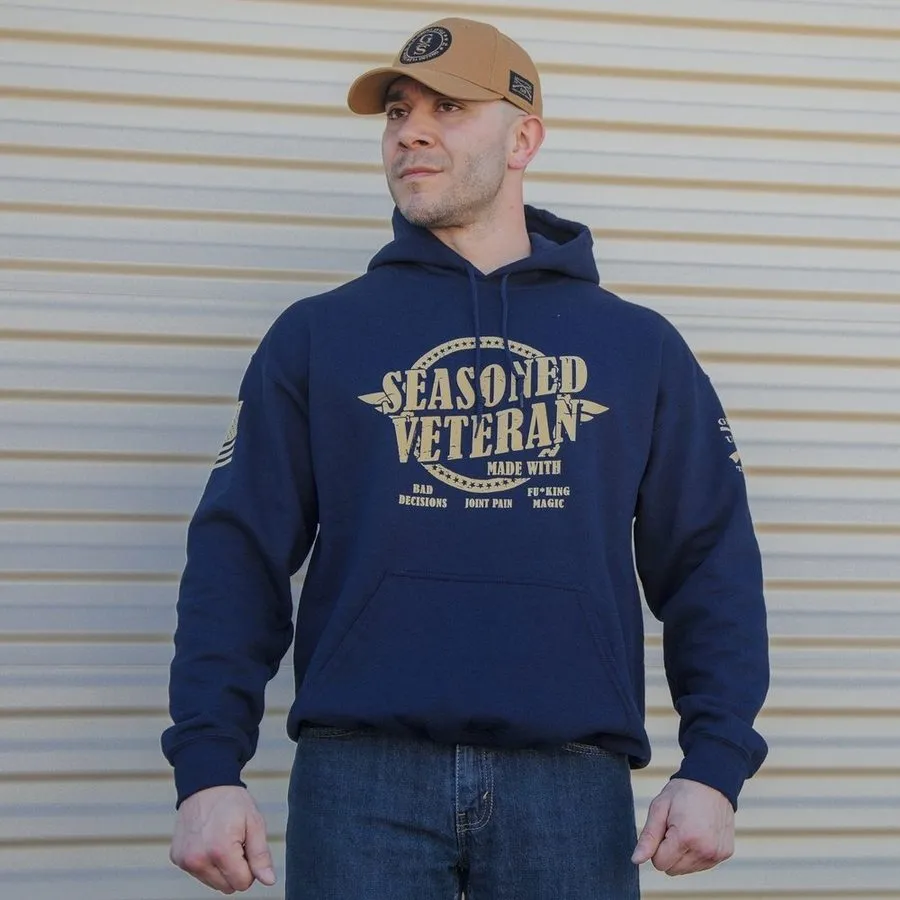 Seasoned Veteran Hoodie - Navy