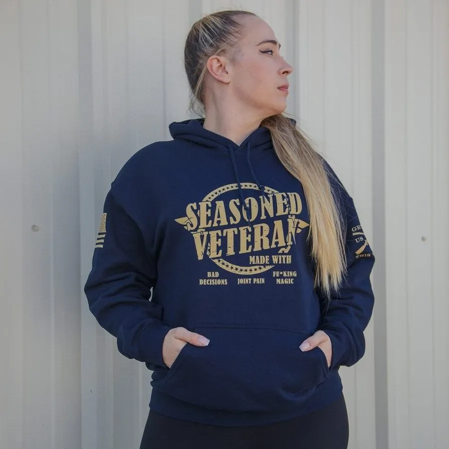 Seasoned Veteran Hoodie - Navy