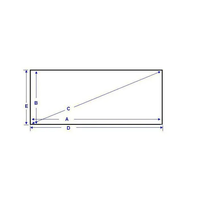 Seymour AV Metro (1.5") Fixed Frame CinemaScope 2.35 (Double Layer With Black Blacking)