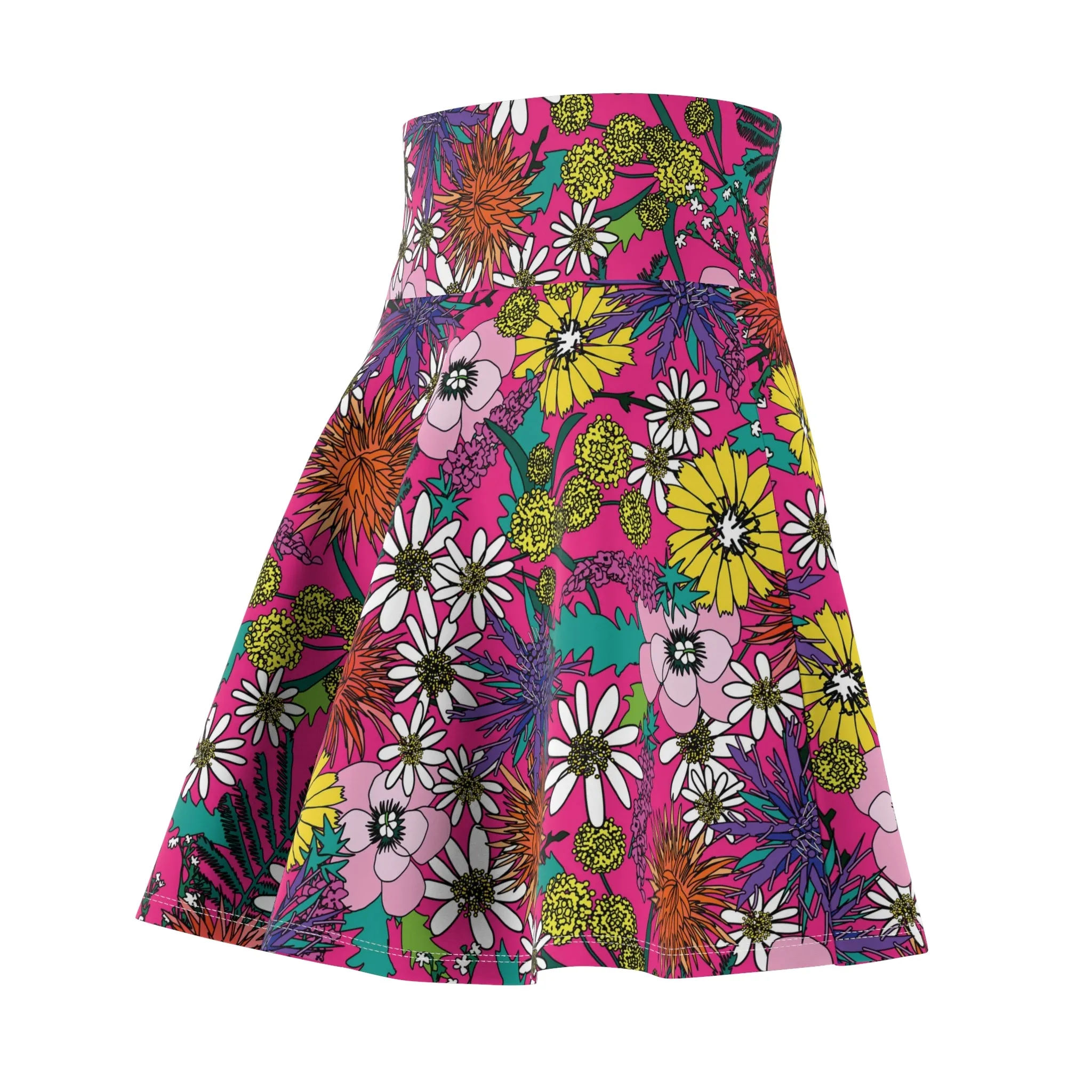 Shaggin' Wagon Floral Swing Skirt