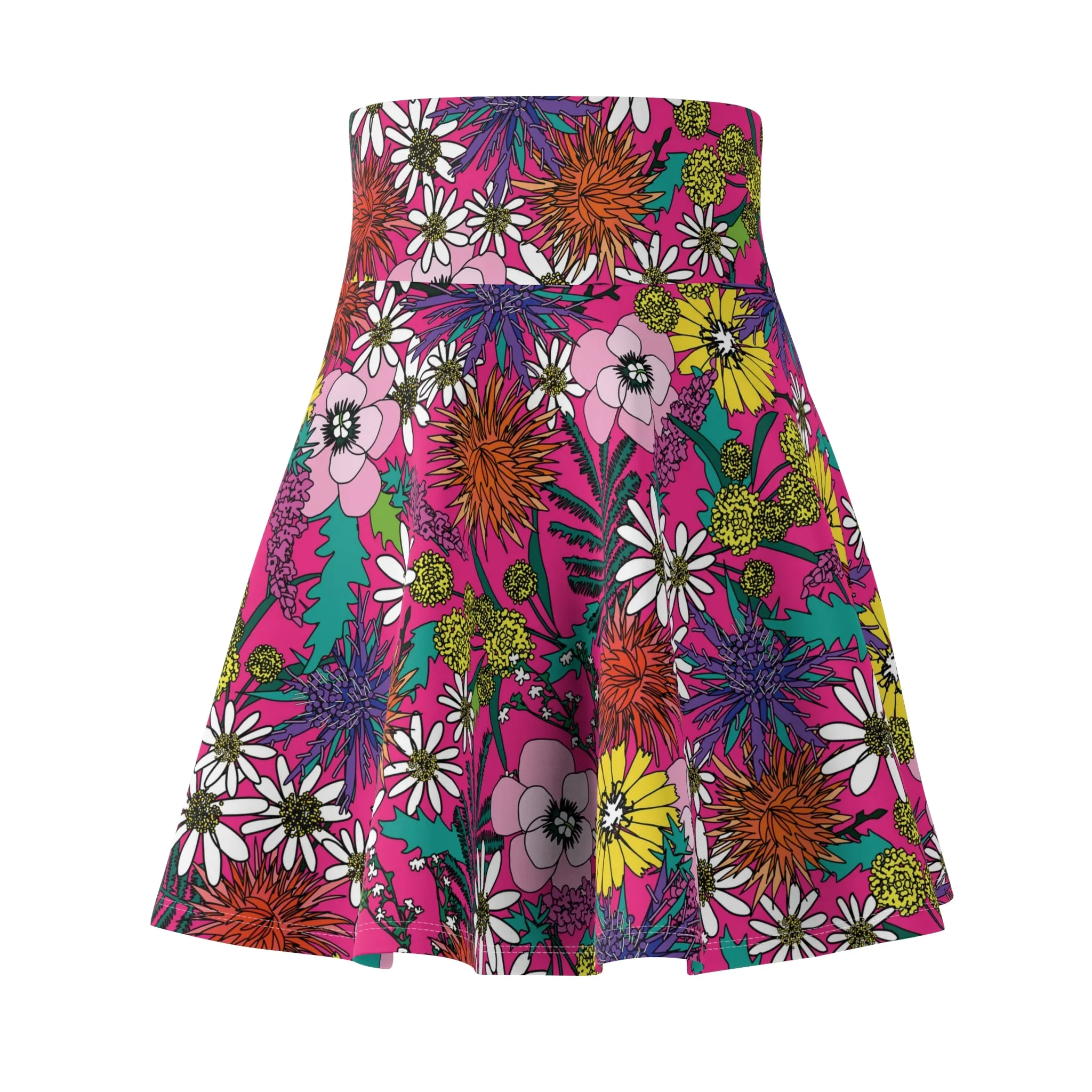 Shaggin' Wagon Floral Swing Skirt