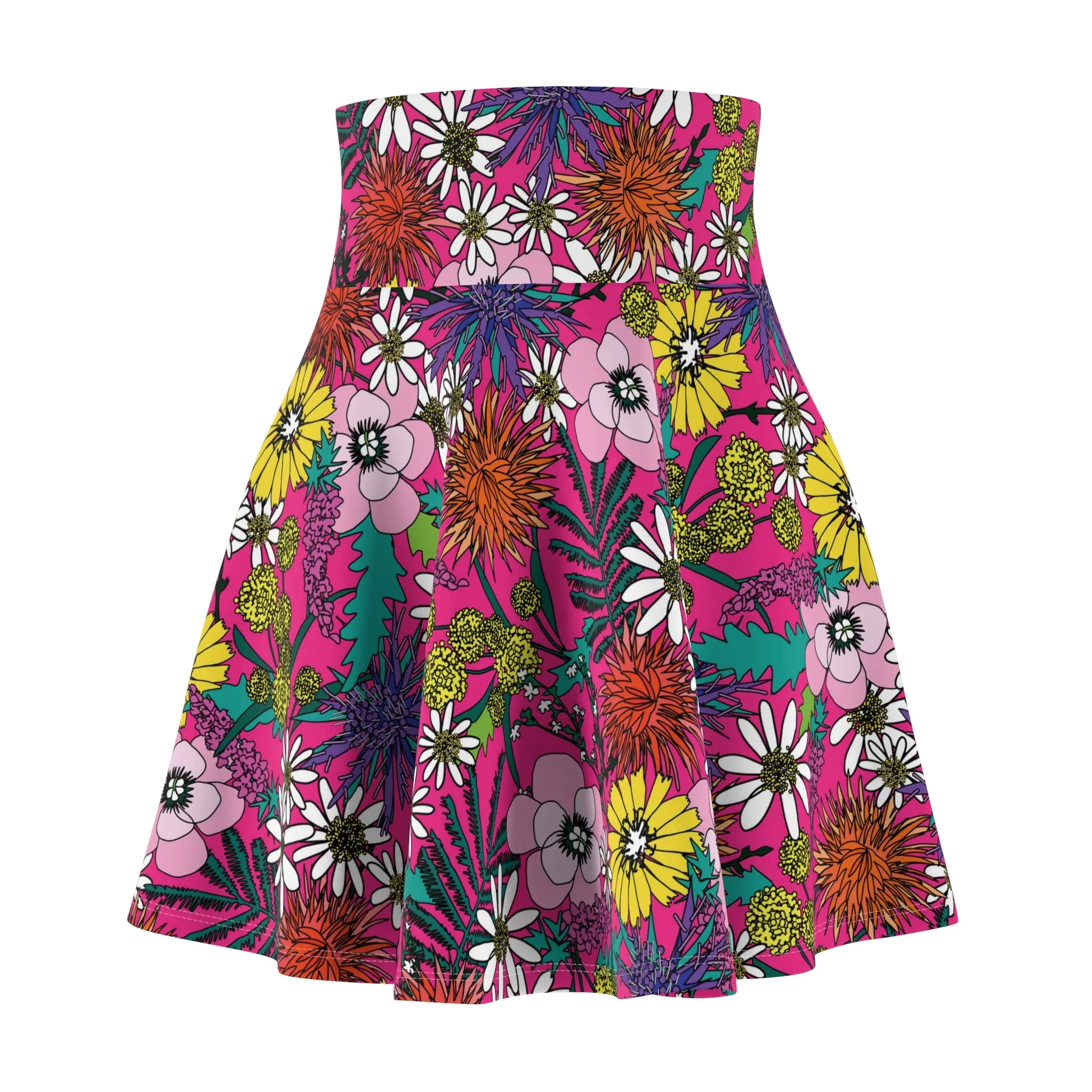 Shaggin' Wagon Floral Swing Skirt