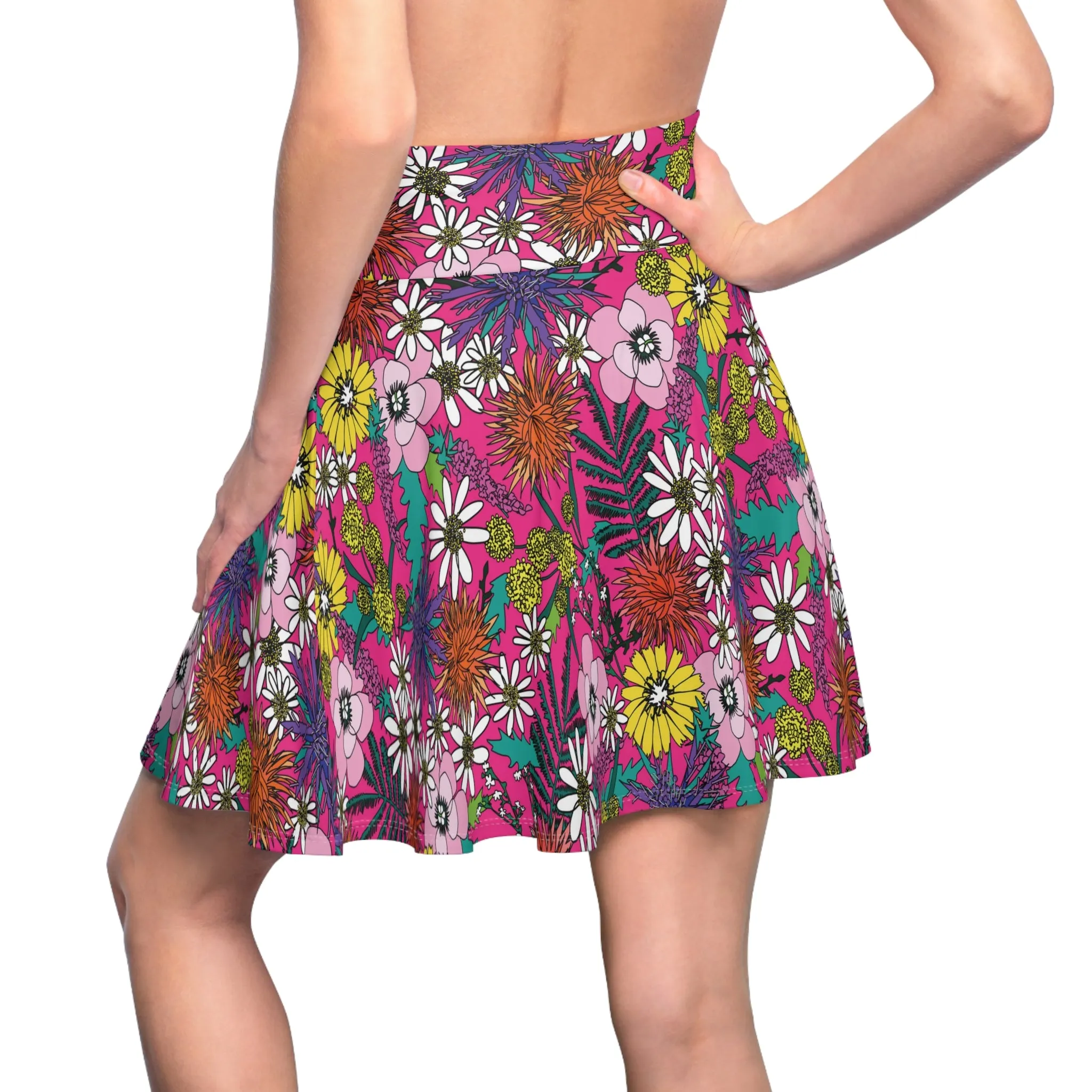 Shaggin' Wagon Floral Swing Skirt