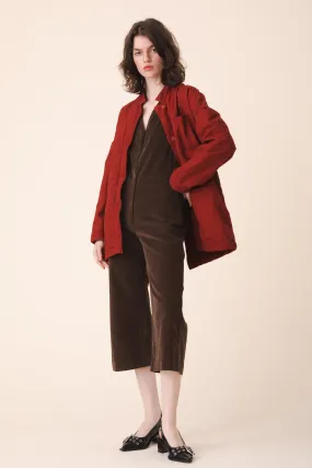 Soft Blazer in Crimson