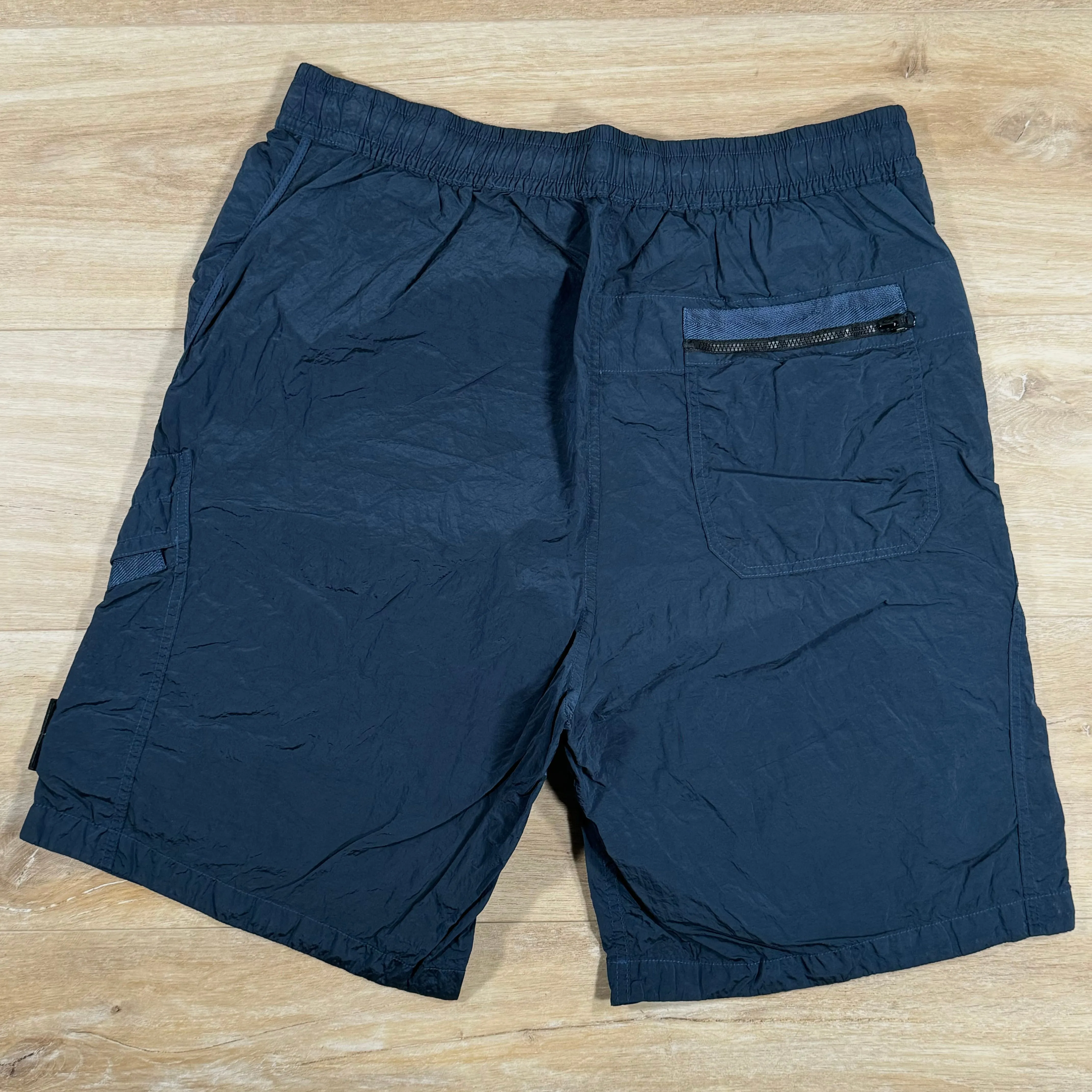 Stone Island Nylon Metal Bermuda Shorts in Avio Blue