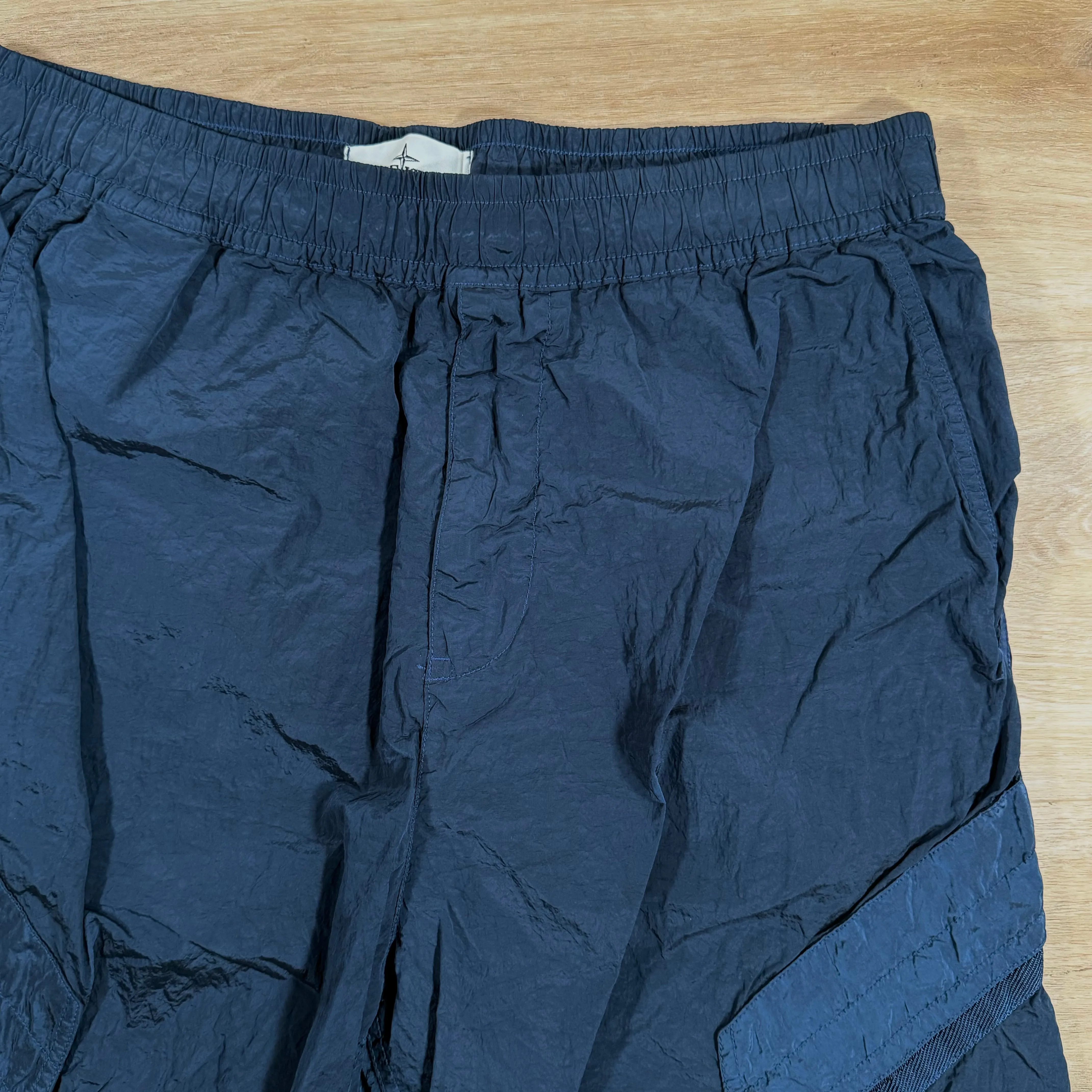 Stone Island Nylon Metal Bermuda Shorts in Avio Blue