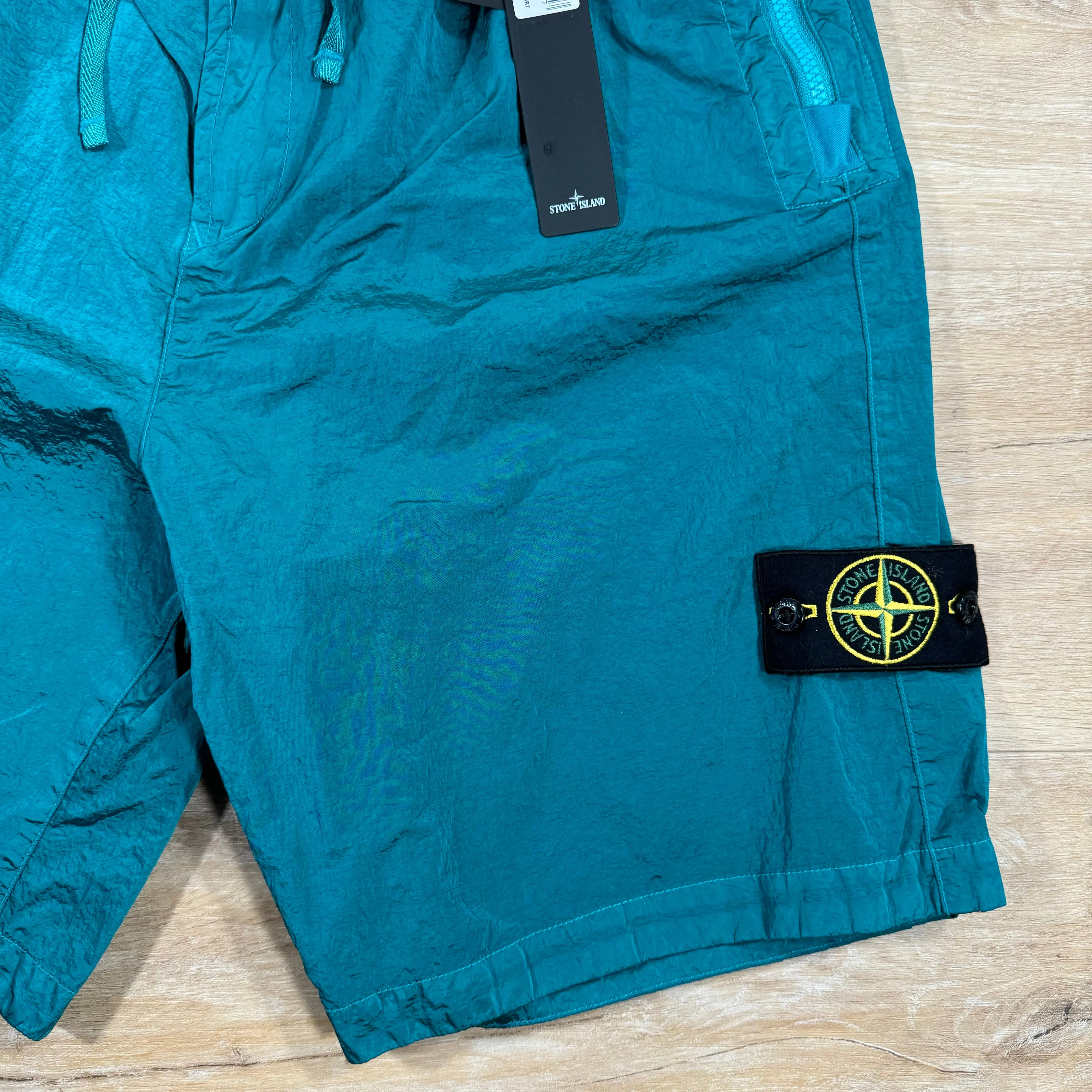 Stone Island Nylon Metal Bermuda Shorts in Turquoise