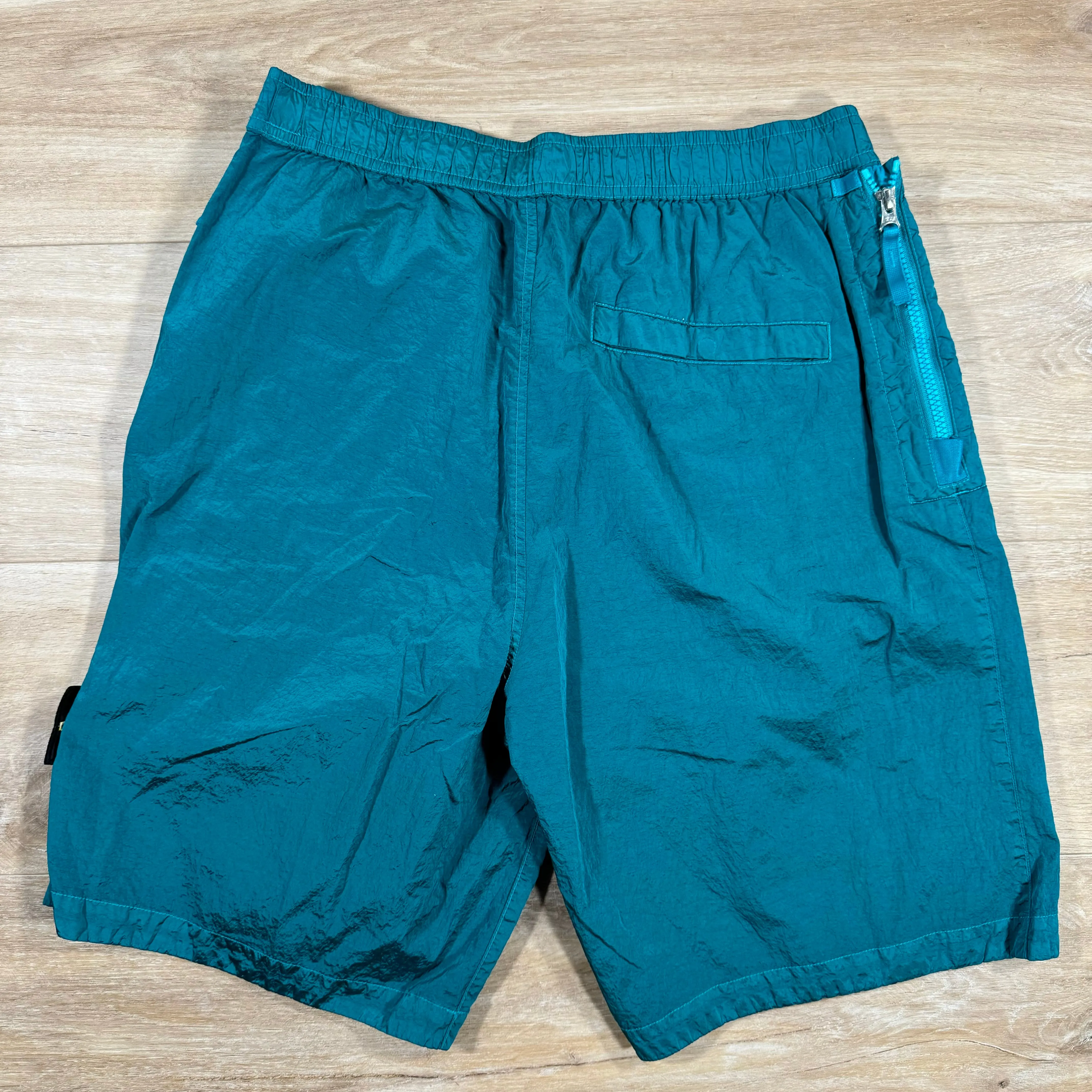 Stone Island Nylon Metal Bermuda Shorts in Turquoise