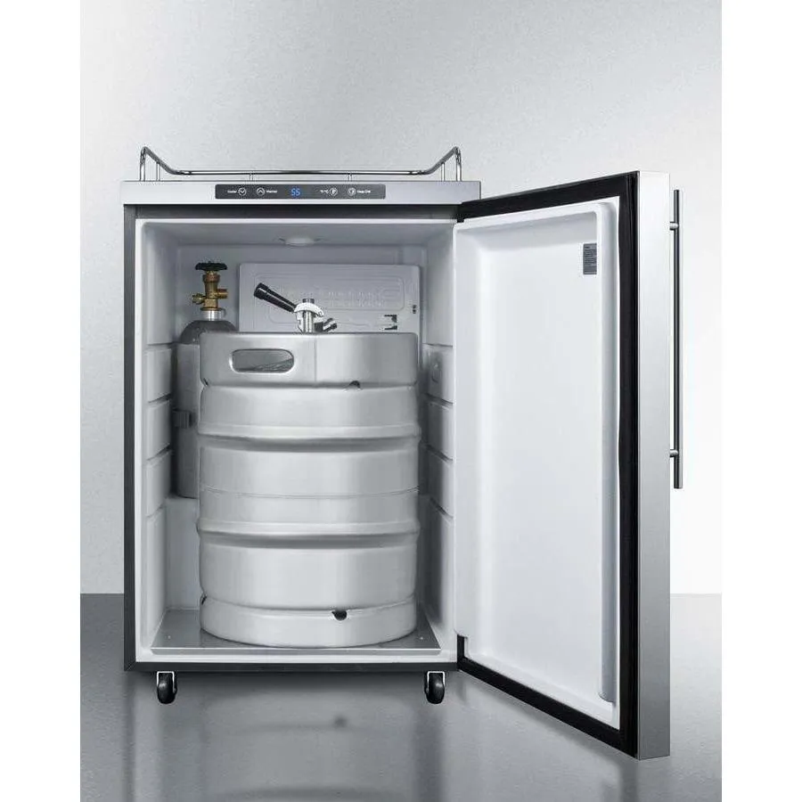 Summit 24" Wide Outdoor Kegerator SBC635MOS7NKHV