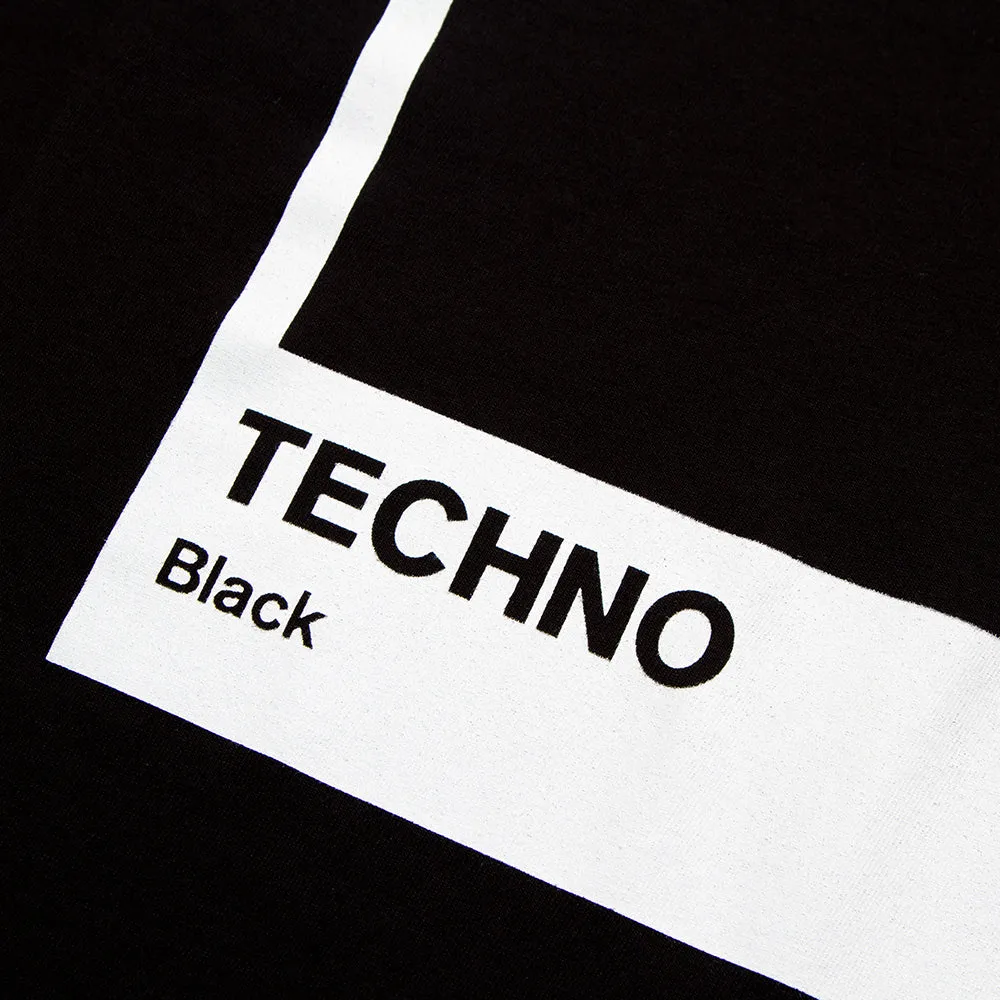 Techno Black - Tshirt - Black