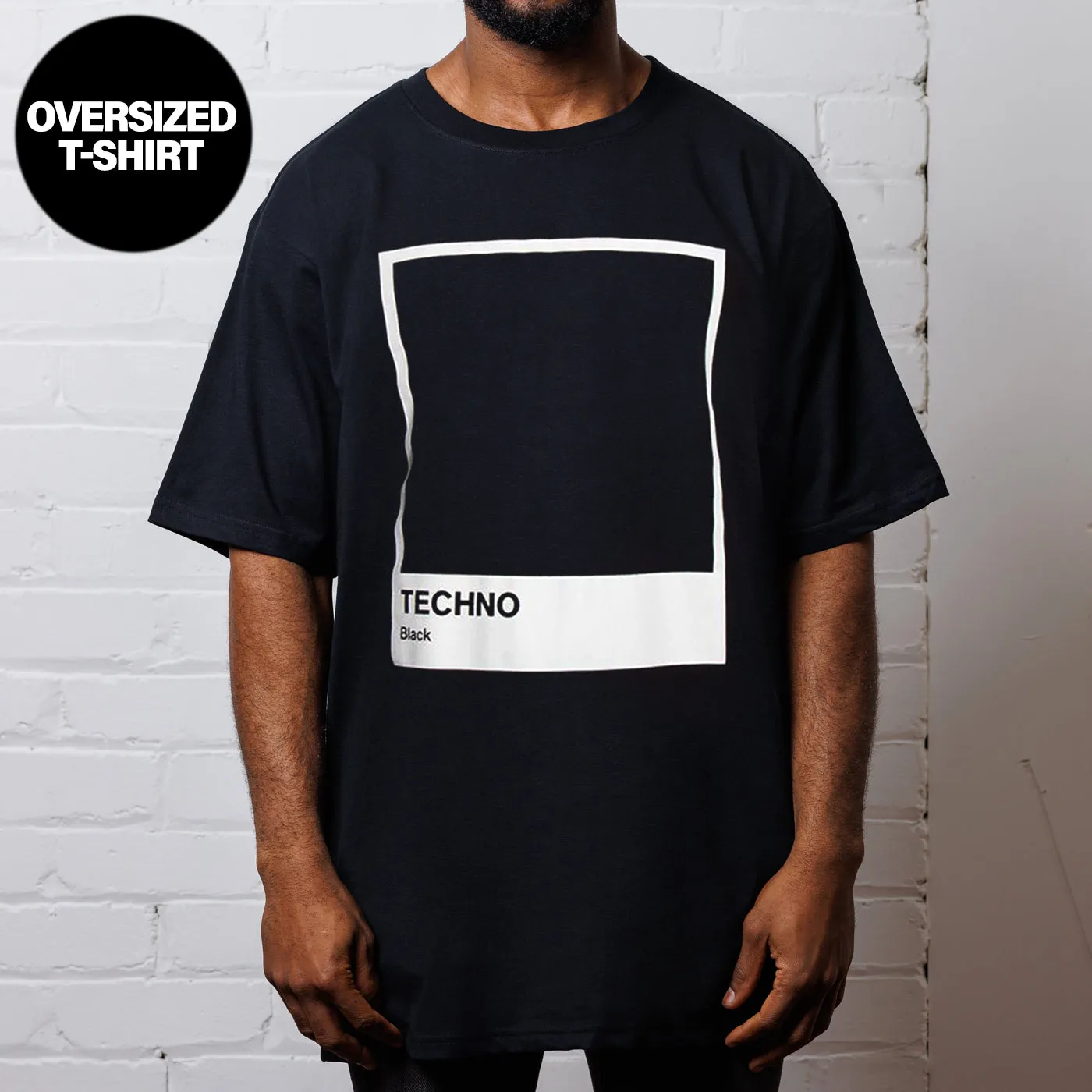 Techno Black - Tshirt - Black