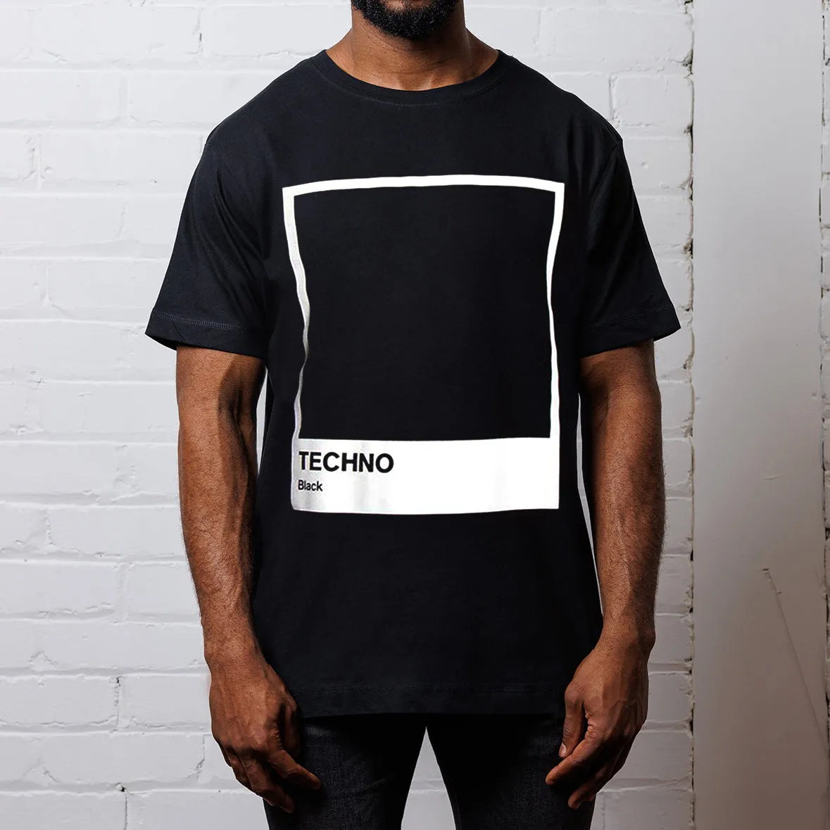 Techno Black - Tshirt - Black