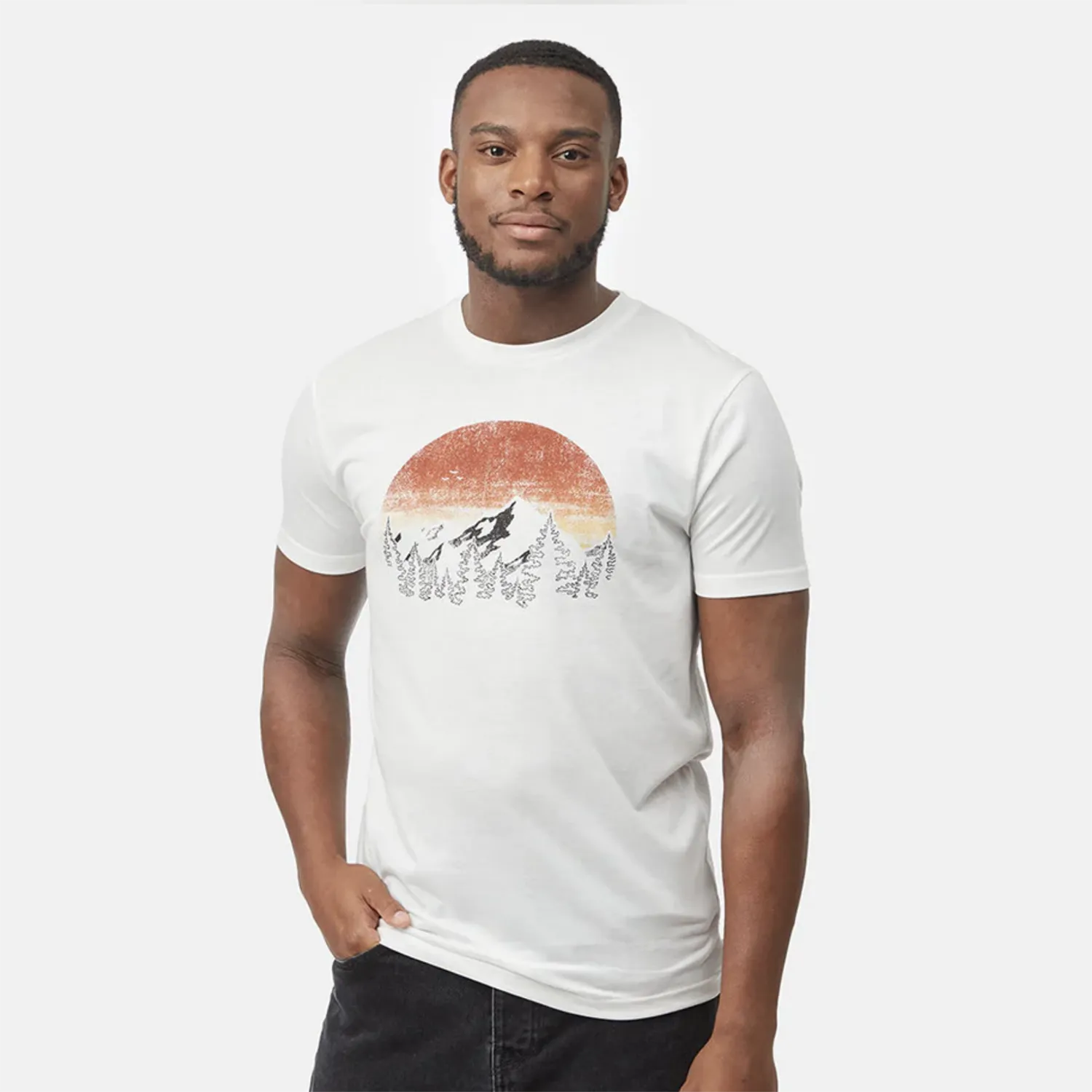 Tentree Mens Vintage Sunset T-Shirt