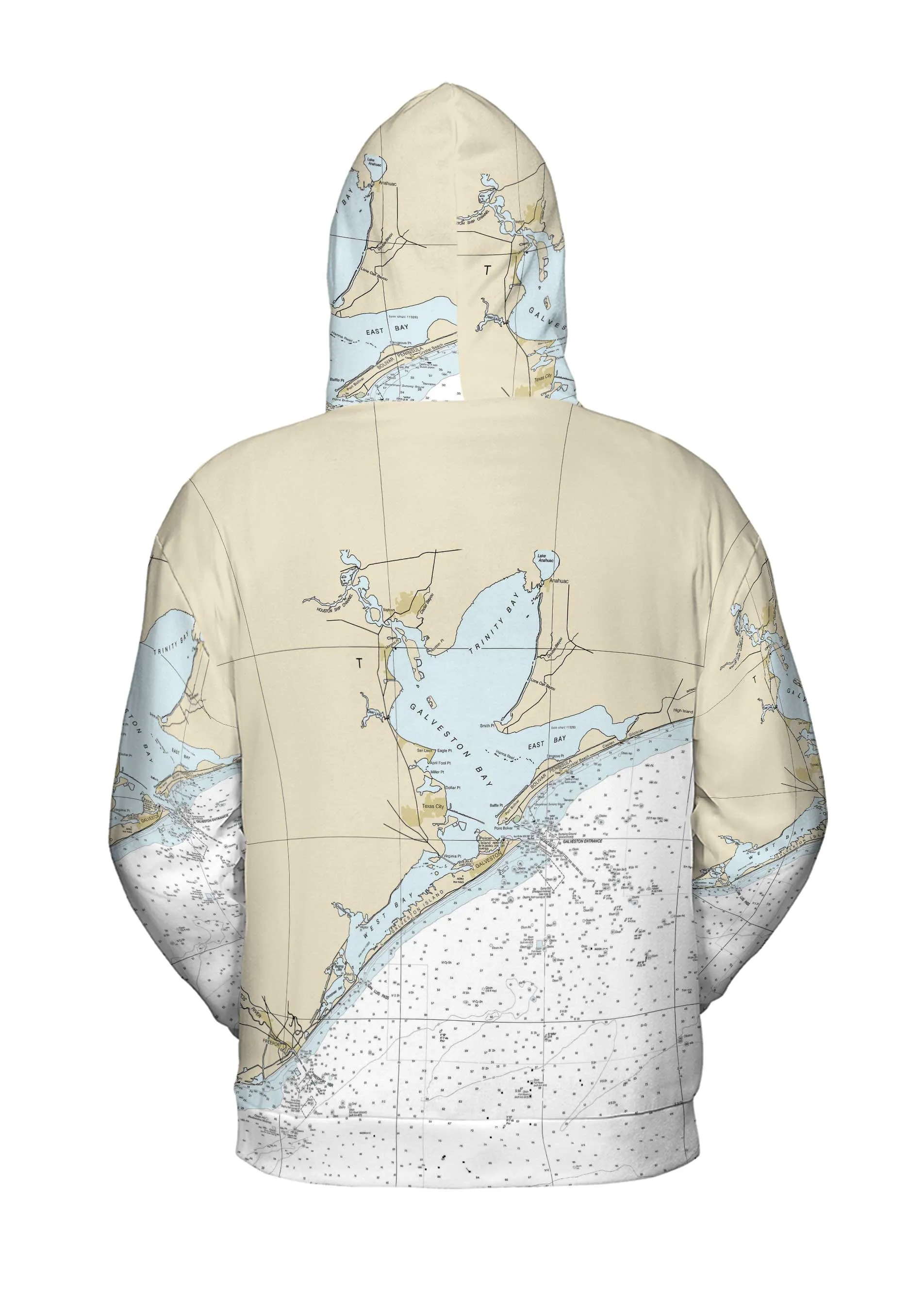 The Galveston Bay  Lightweight Hoodie Sweatshirt