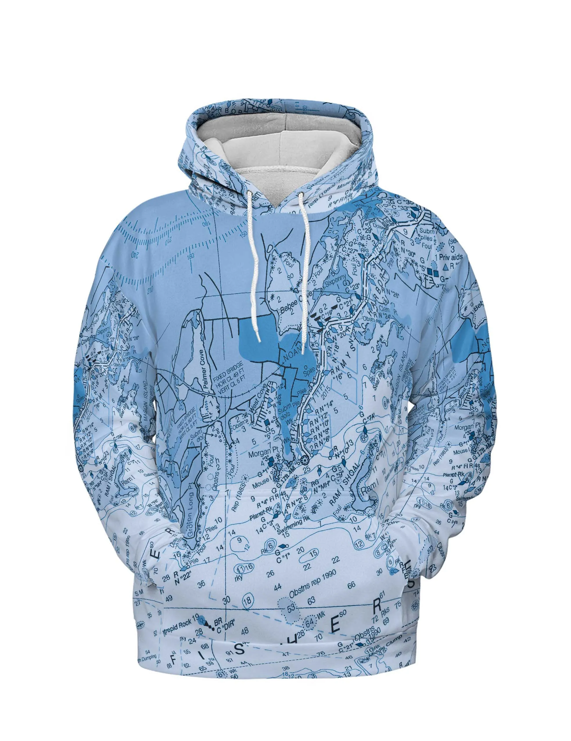 The Noank Blues Lightweight Hoodie Sweatshirt