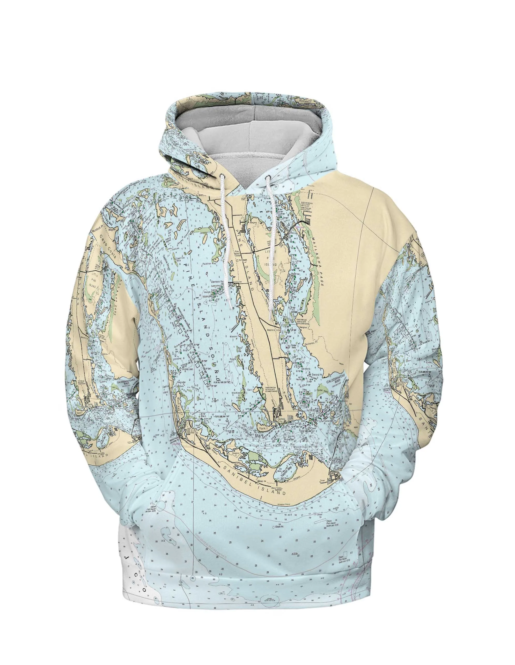 The Sanibel - Pine Island Sound Lightweight Hoodie Sweatshirt