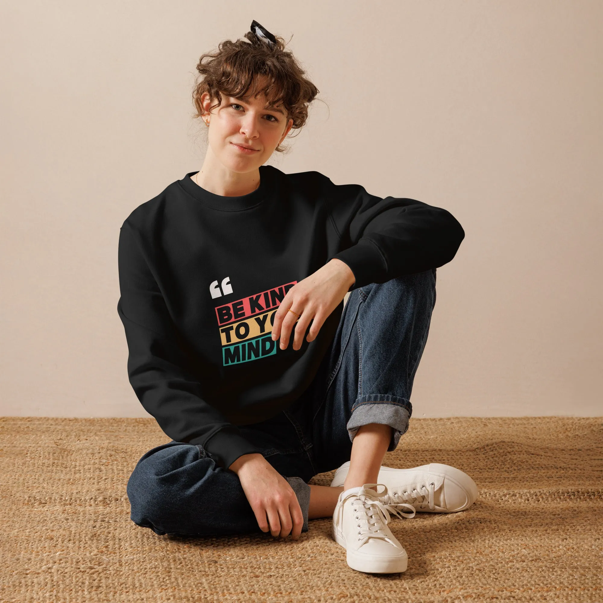 Unisex eco sweatshirt - Be kind to your Mind