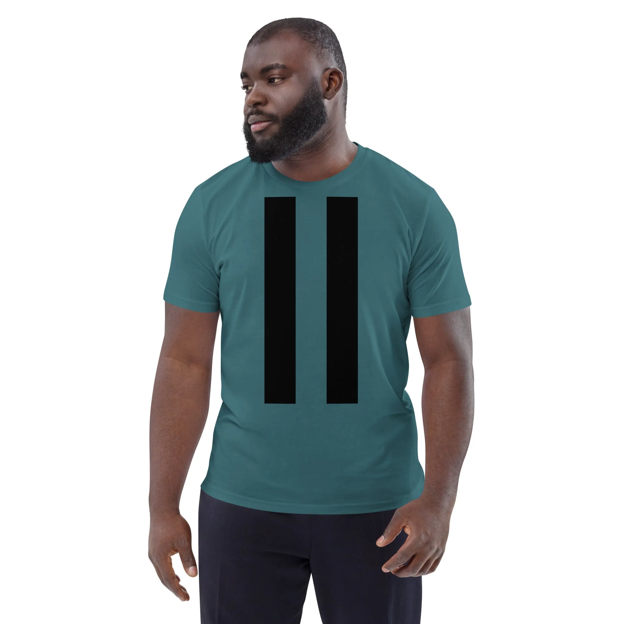 Unisex Organic Cotton Twin Strips Tee