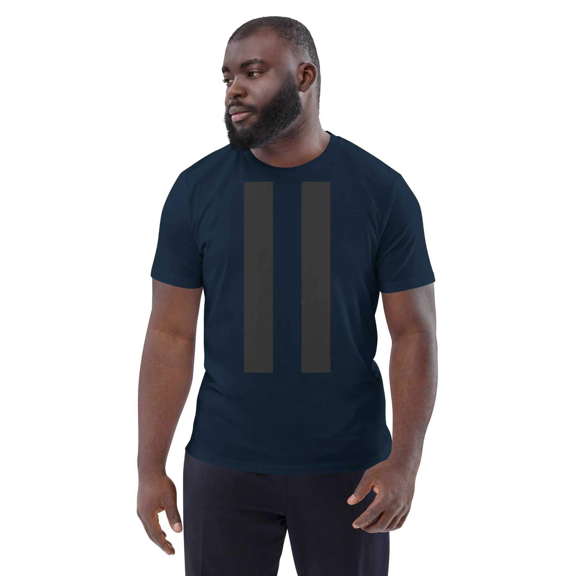 Unisex Organic Cotton Twin Strips Tee