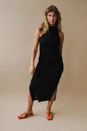 WAVE MOCKNECK DRESS