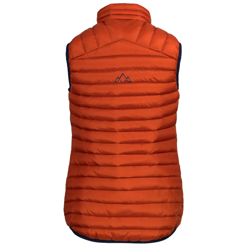 Womens Aktiv Down Gilet (Burnt Orange/Navy)