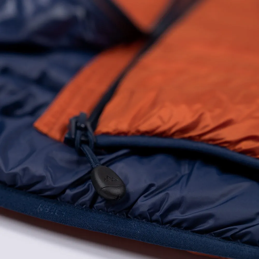 Womens Aktiv Down Gilet (Burnt Orange/Navy)