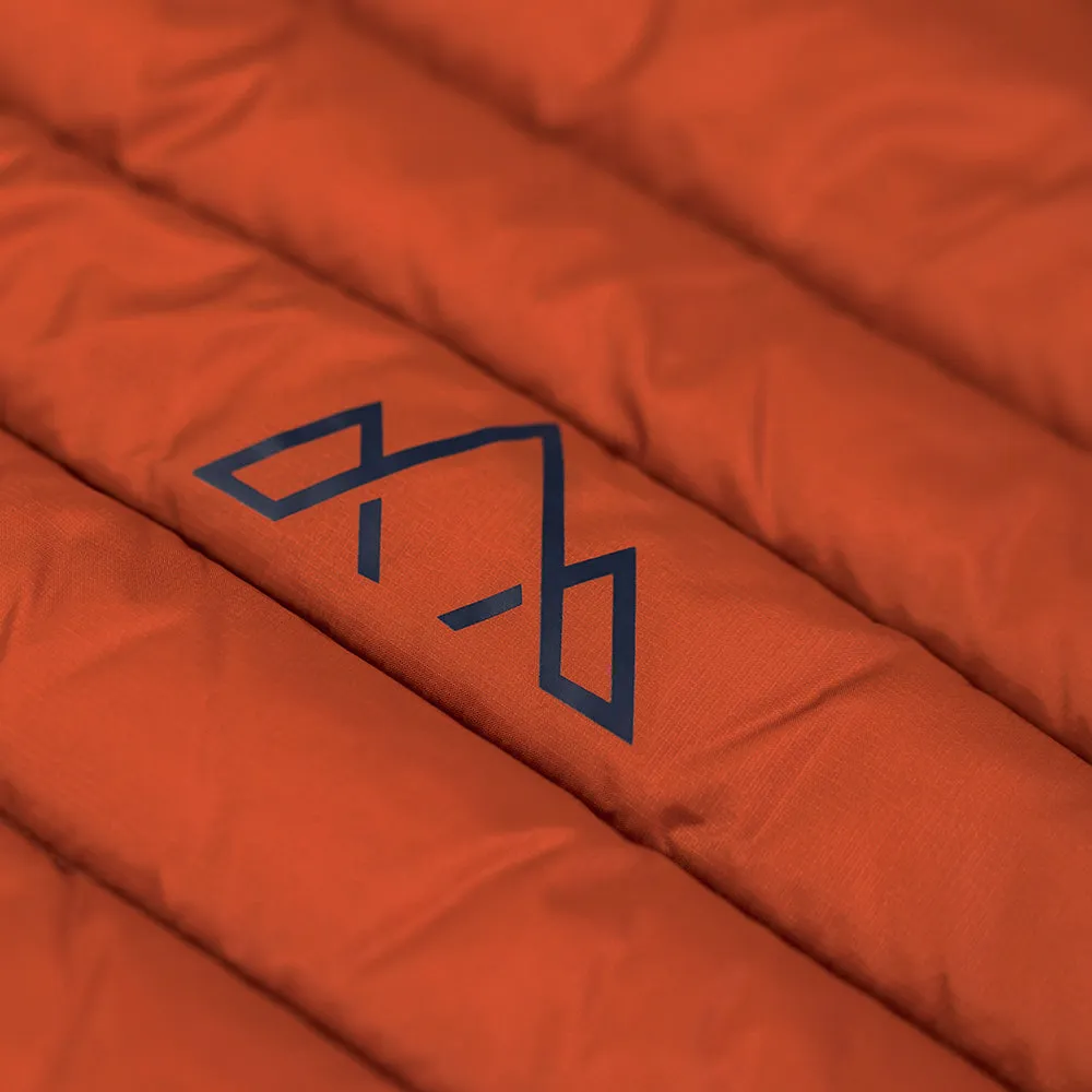 Womens Aktiv Down Gilet (Burnt Orange/Navy)