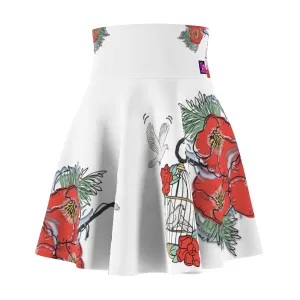 Women's Skater Skirt BIRD CAGE