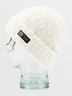 Womens Stone Teddy Beanie - Moonbeam